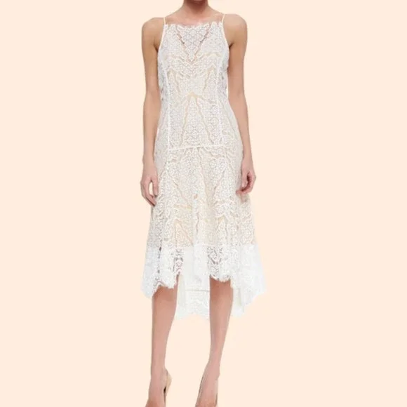 theory lace dress Her theory Lace Trim Maxi Dress Steel Blue main image 1